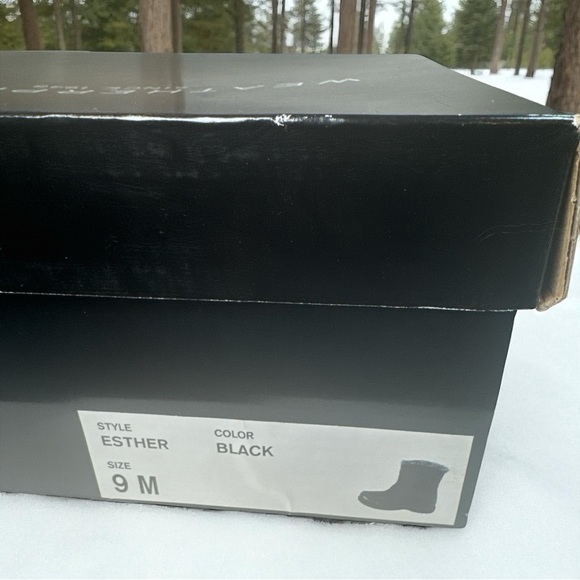 Weatherproof Esther Black Fur Lined Boots Sz 9 Brand New In Box - Picture 10 of 10